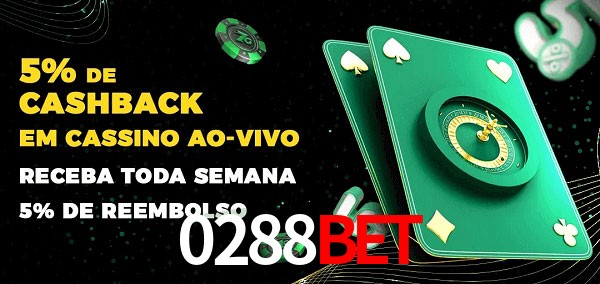 Promoções do cassino ao Vivo 0288bet